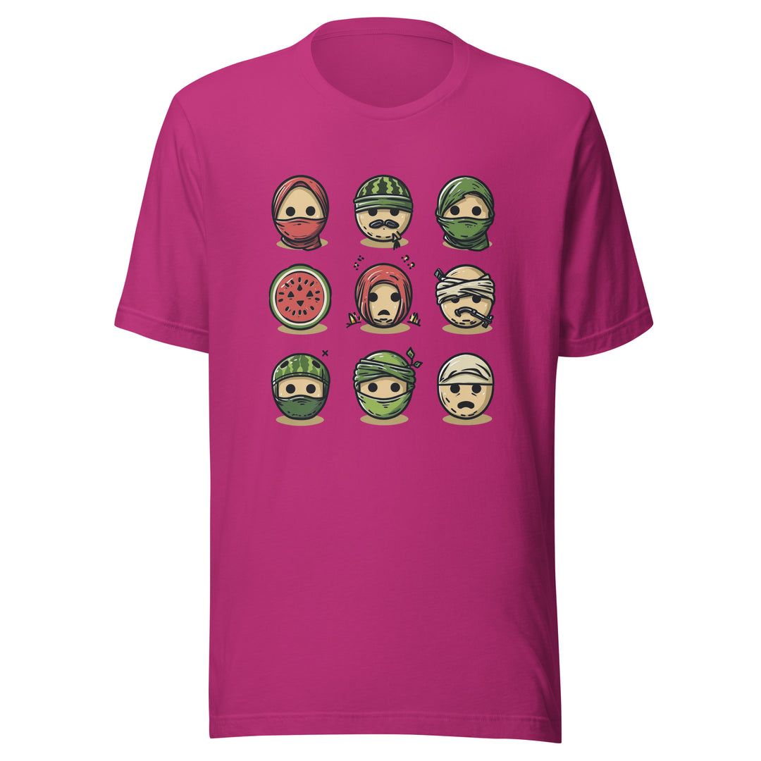 Men t-shirt - Palestine Emoji, T Shirt Berry