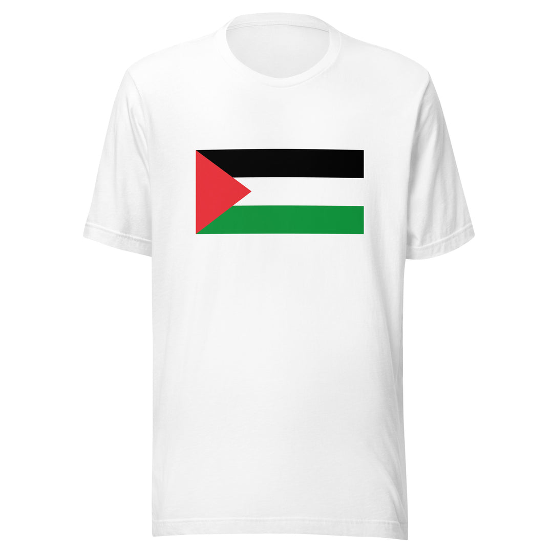 Men t-shirt - Palestine Flag, T Shirt White