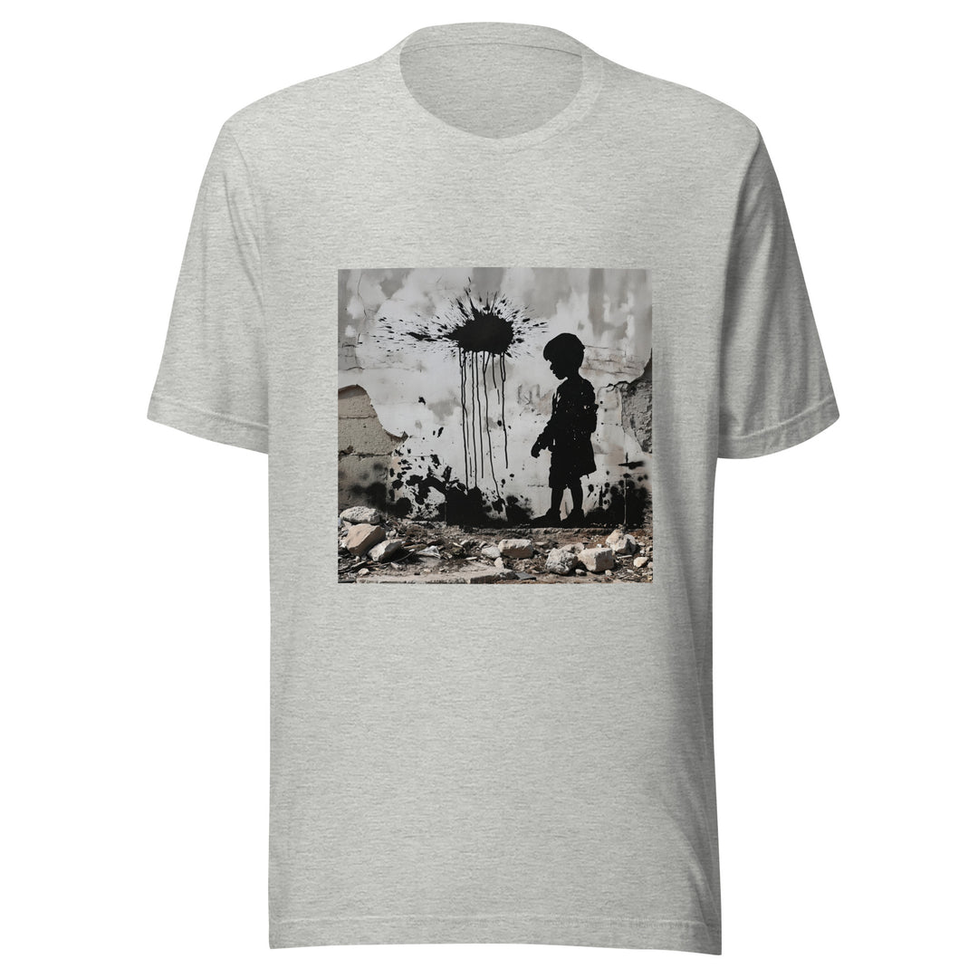 Men t-shirt - Palestine Wall, T Shirt Athletic Heather