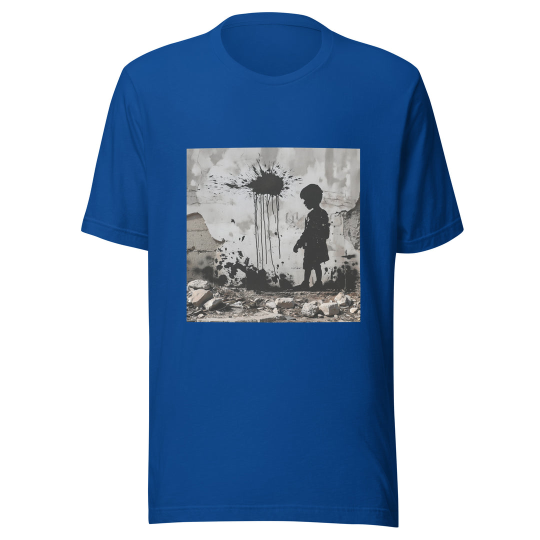 Men t-shirt - Palestine Wall, T Shirt True Royal