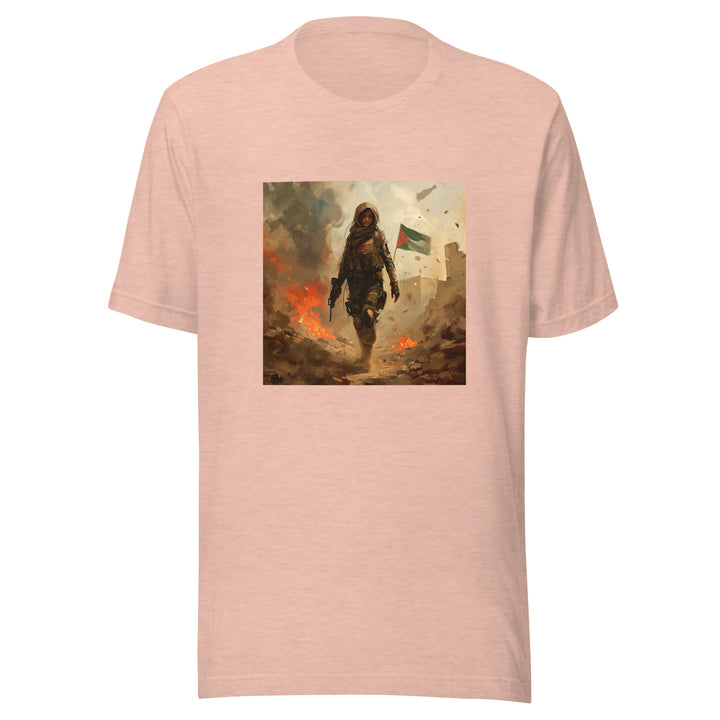 Men t-shirt - Resistance, T Shirt Heather Prism Peach
