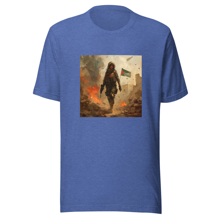 Men t-shirt - Resistance, T Shirt Heather True Royal