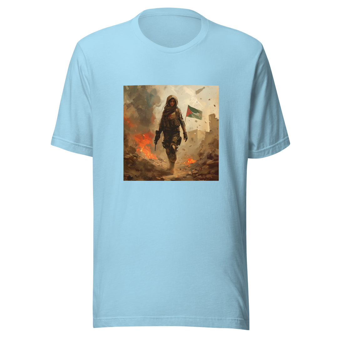 Men t-shirt - Resistance, T Shirt Ocean Blue