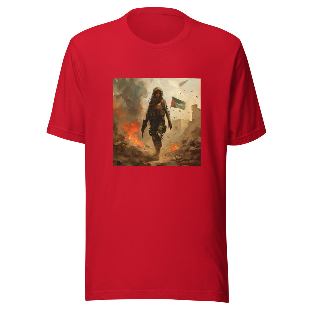 Men t-shirt - Resistance, T Shirt Red