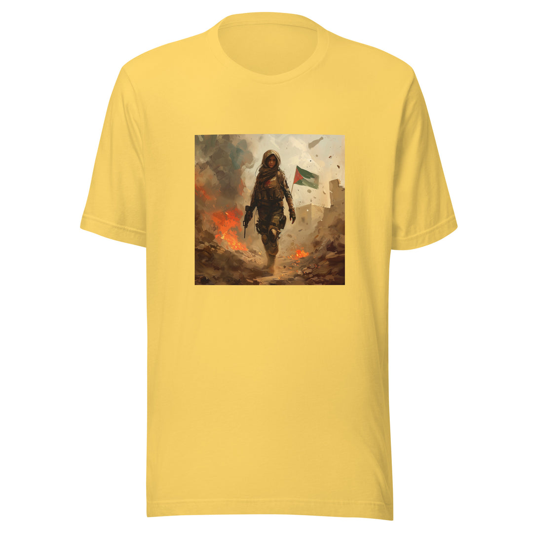 Men t-shirt - Resistance, T Shirt Yellow