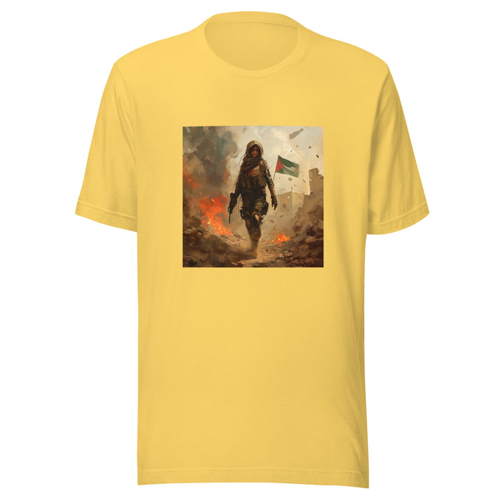Men t-shirt - Resistance, T Shirt Yellow