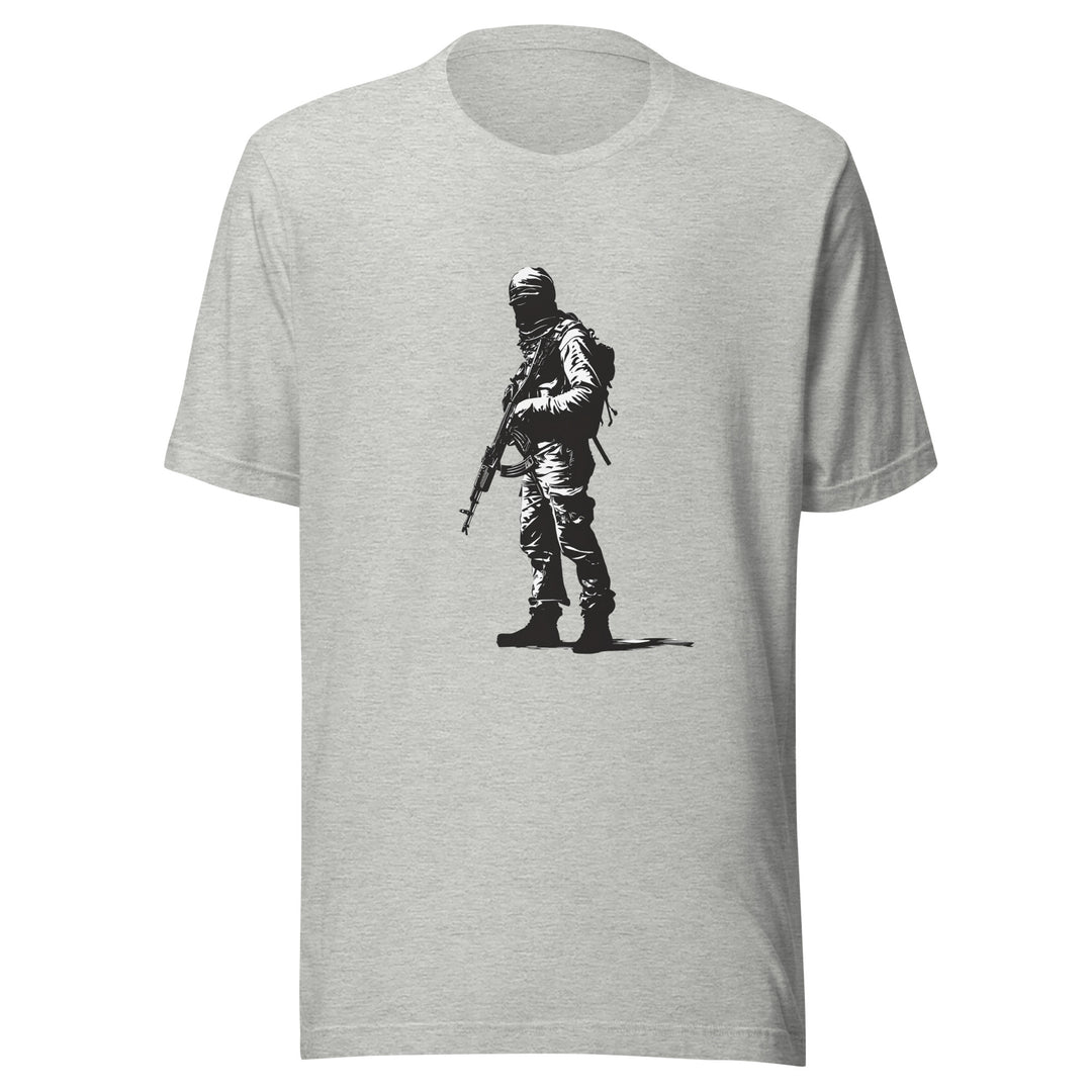 Men t-shirt - The Fighter, T Shirt Athletic Heather