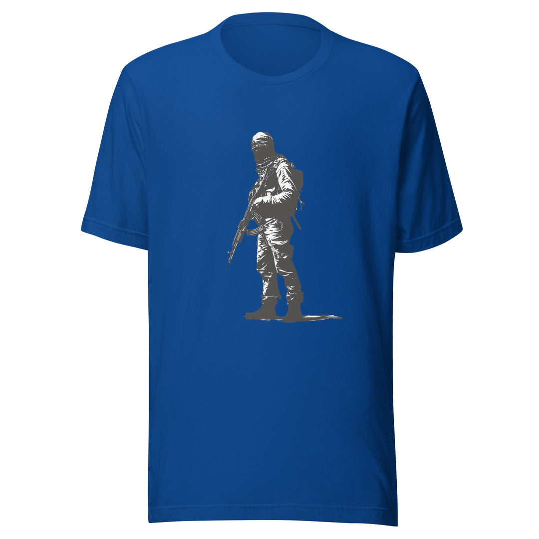 Men t-shirt - The Fighter, T Shirt True Royal