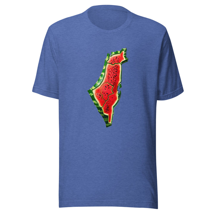 Men t-shirt - Watermelon, T Shirt Heather True Royal