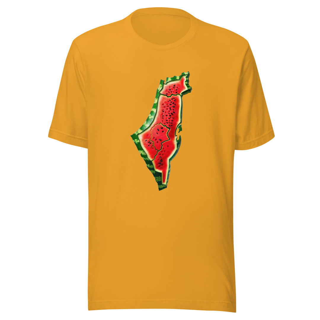 Men t-shirt - Watermelon, T Shirt Mustard