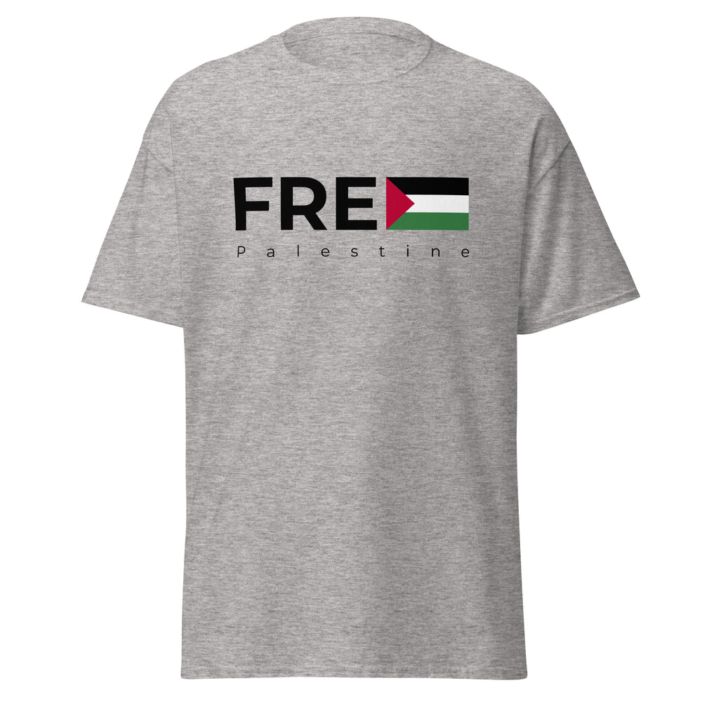 Men's classic tee - Free Palestine, Sport Grey