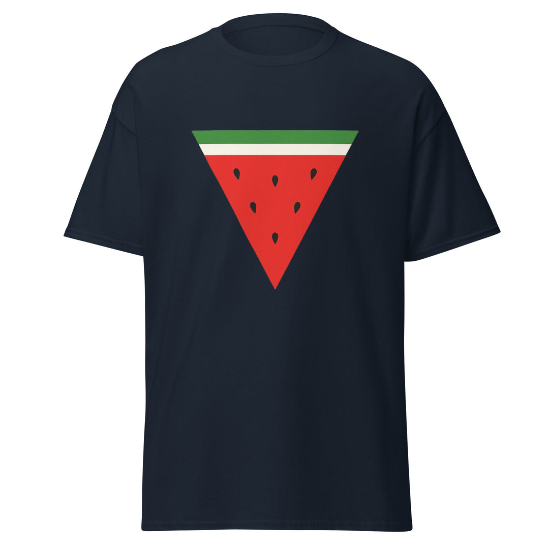 Men's classic tee - Triangle Watermelon, Navy