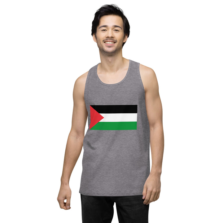 Men’s premium tank top | Palestine Flag