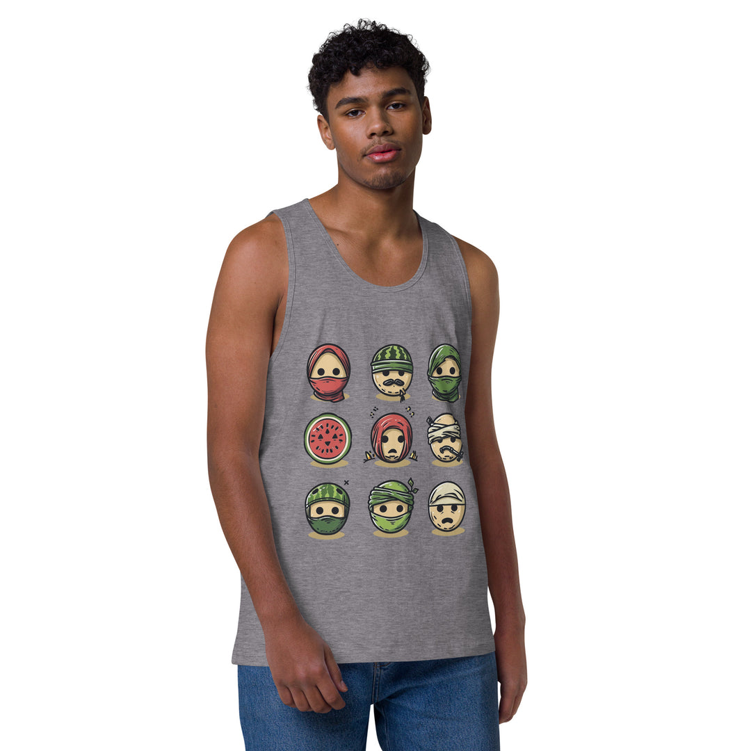 Men’s premium tank top | Palestine Emoji