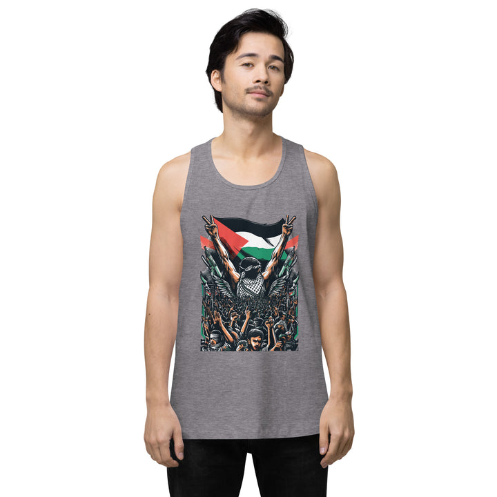 Men’s premium tank top | Art by Moh