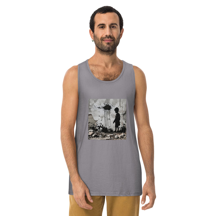 Men’s premium tank top | Palestine Wall