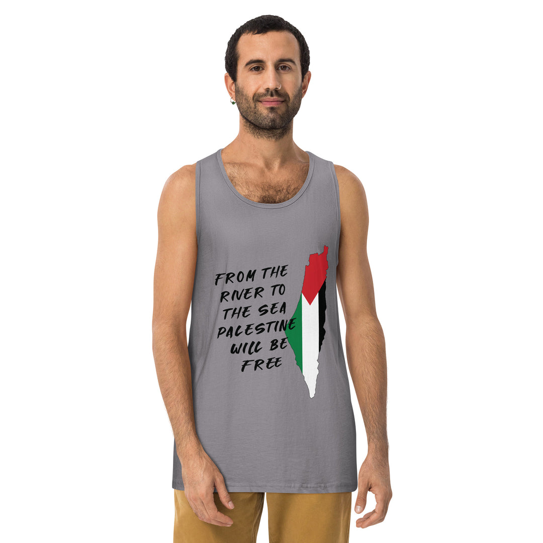 Men’s premium tank top | From the River