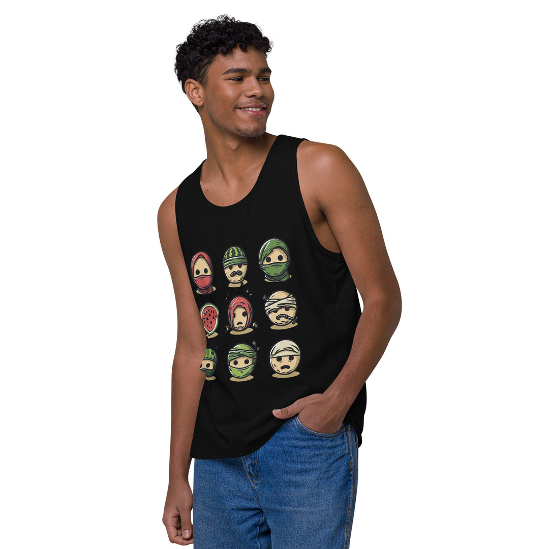 Men’s premium tank top | Palestine Emoji