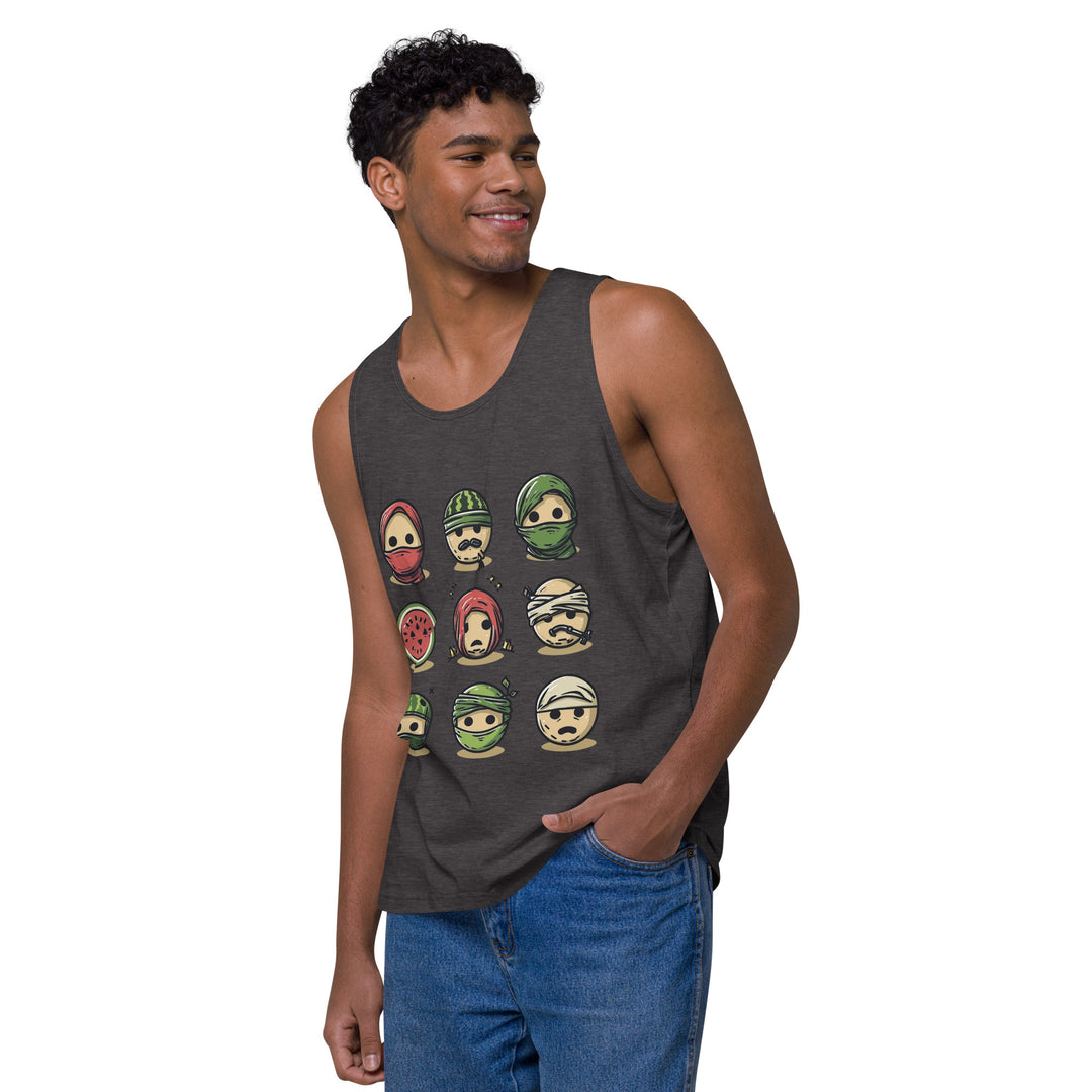 Men’s premium tank top | Palestine Emoji