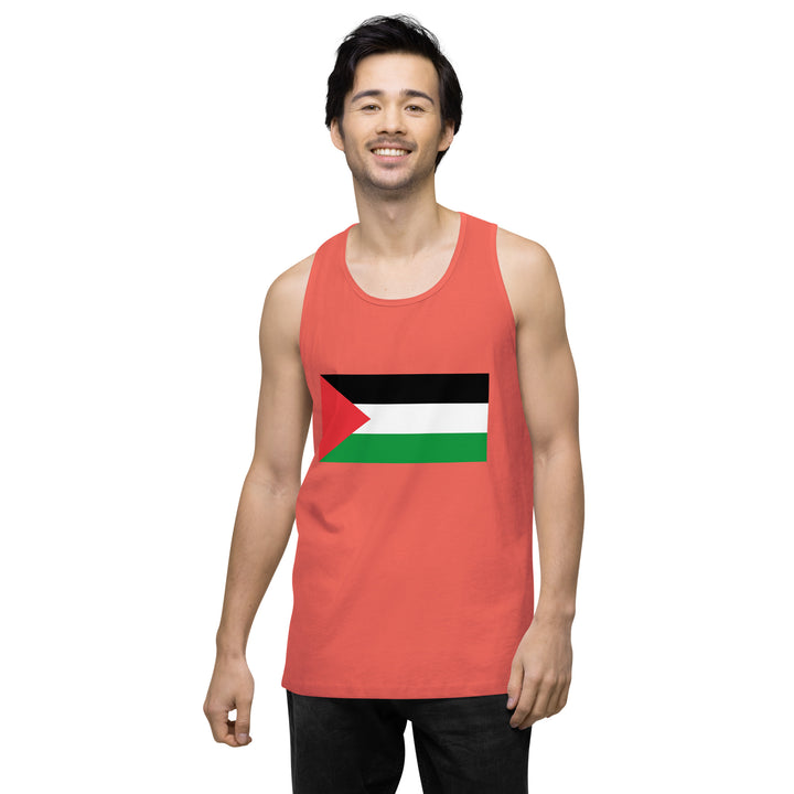 Men’s premium tank top | Palestine Flag