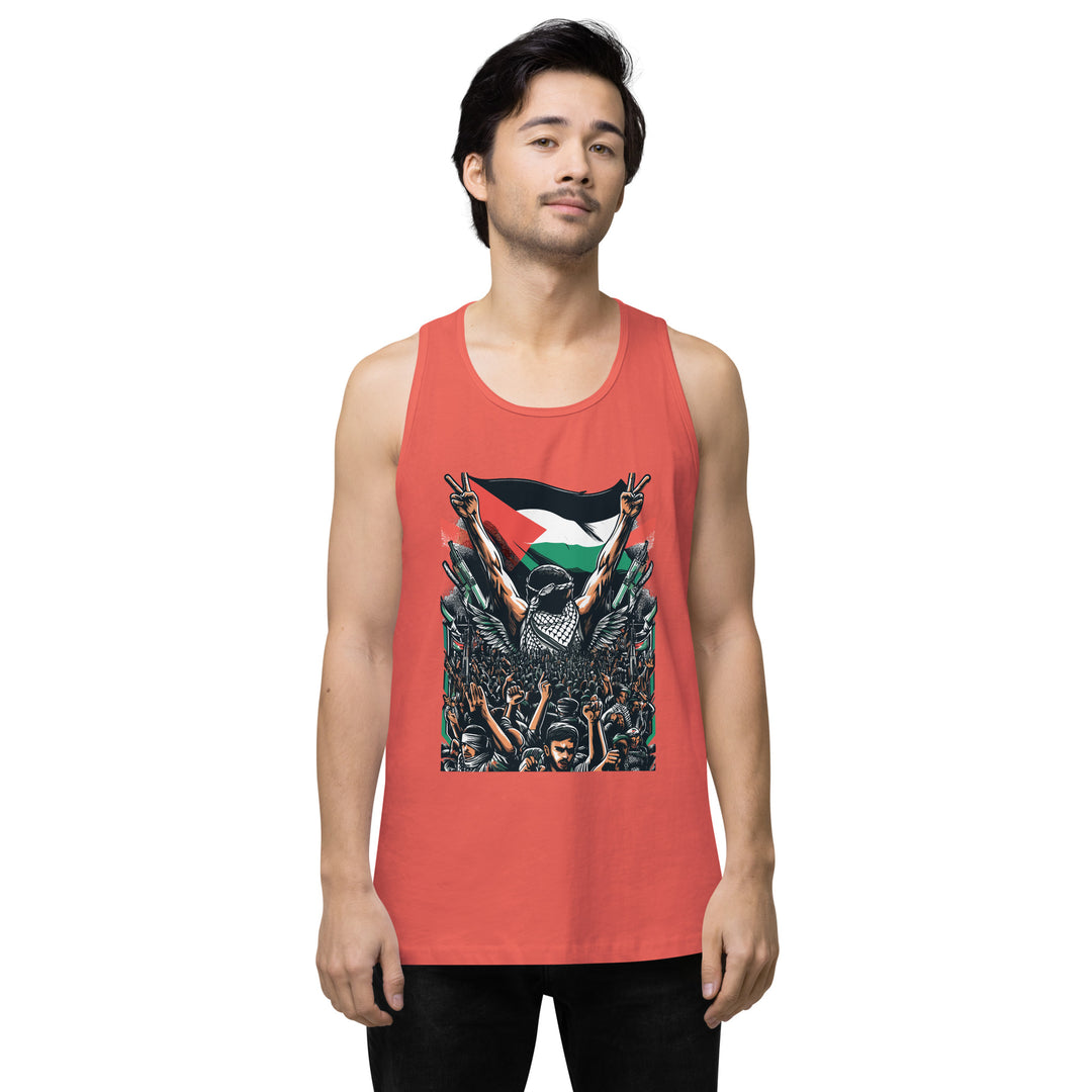 Men’s premium tank top | Art by Moh