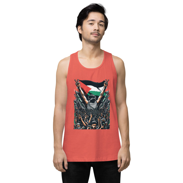 Men’s premium tank top | Art by Moh