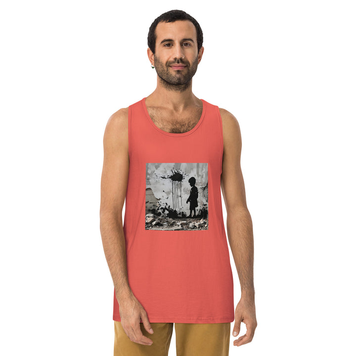 Men’s premium tank top | Palestine Wall