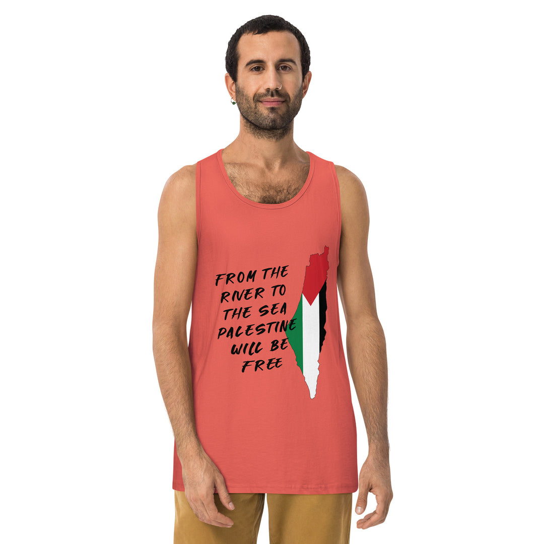 Men’s premium tank top | From the River