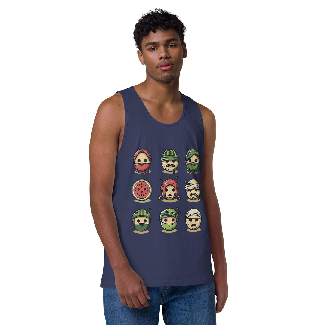 Men’s premium tank top | Palestine Emoji