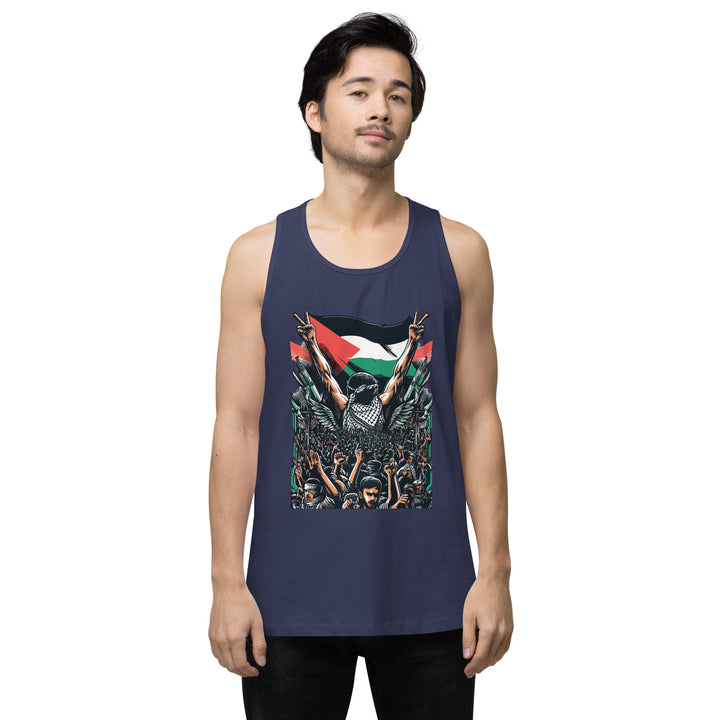 Men’s premium tank top | Art by Moh