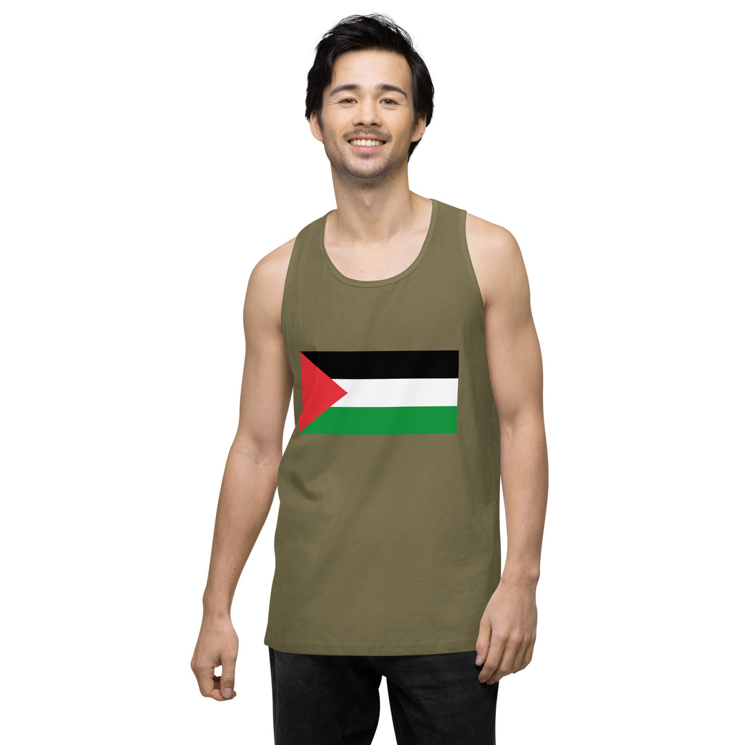 Men’s premium tank top | Palestine Flag