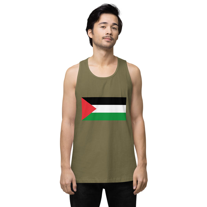 Men’s premium tank top | Palestine Flag