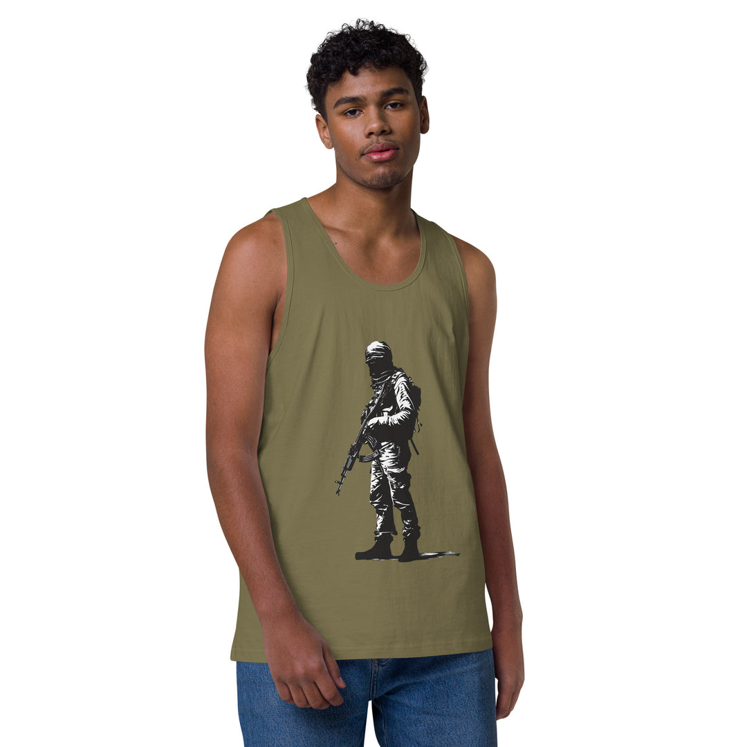 Men’s premium tank top | The Fighter