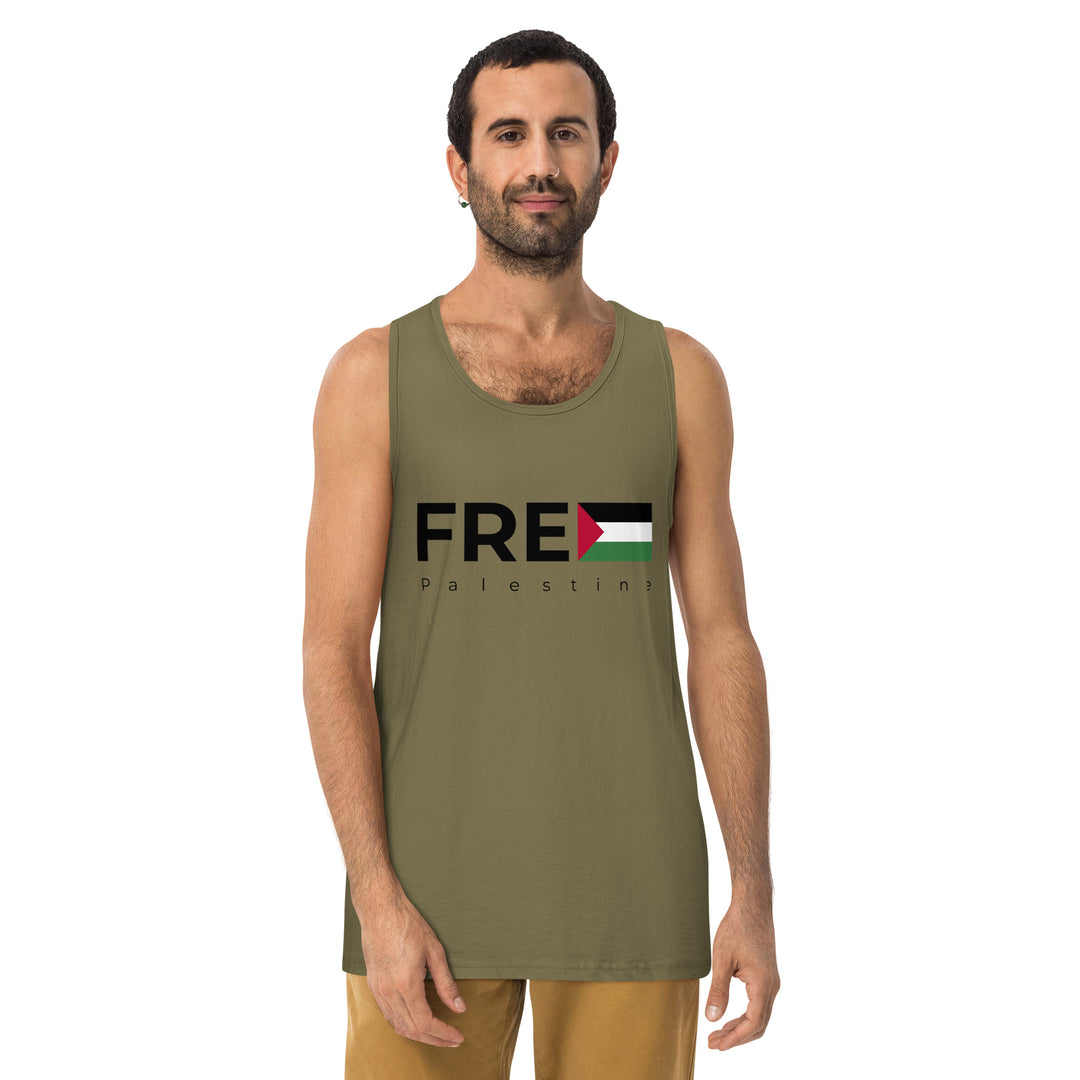 Men’s premium tank top | Free Palestine