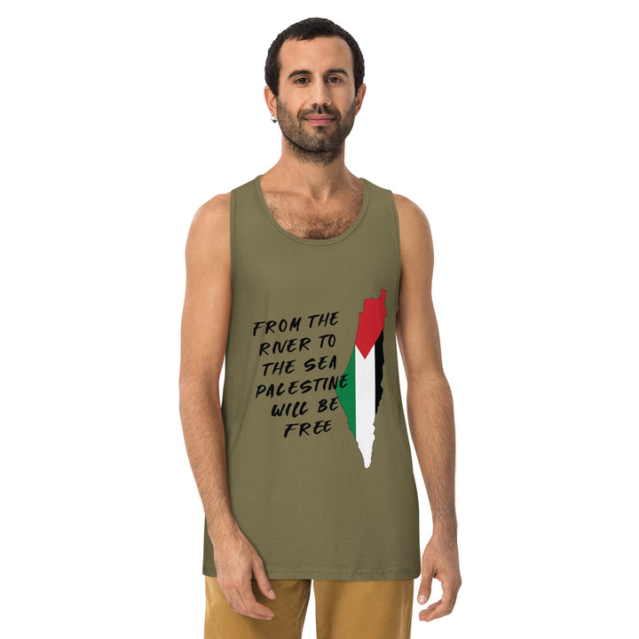 Men’s premium tank top | From the River