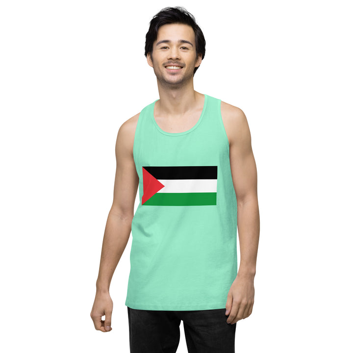 Men’s premium tank top | Palestine Flag