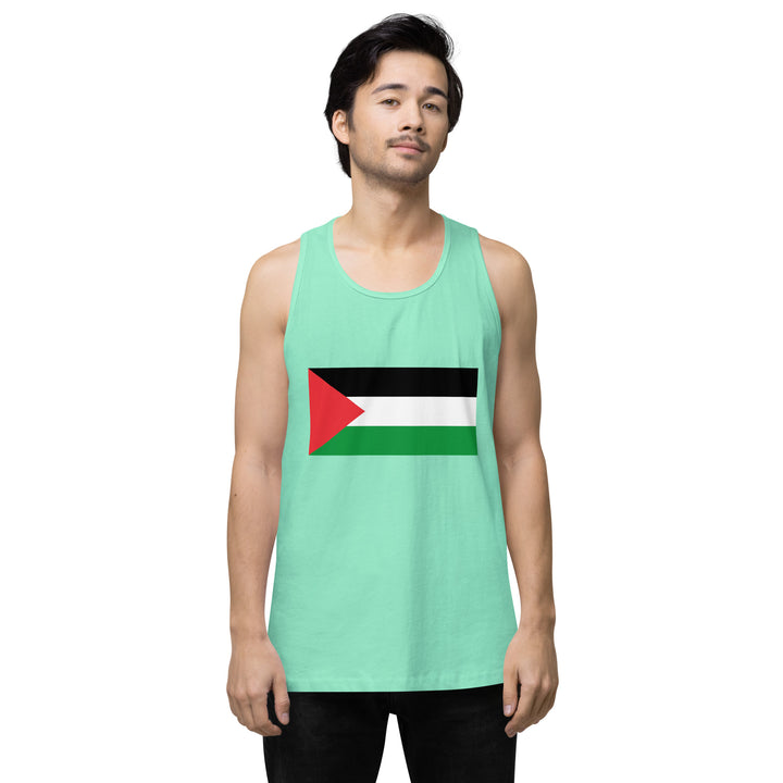 Men’s premium tank top | Palestine Flag