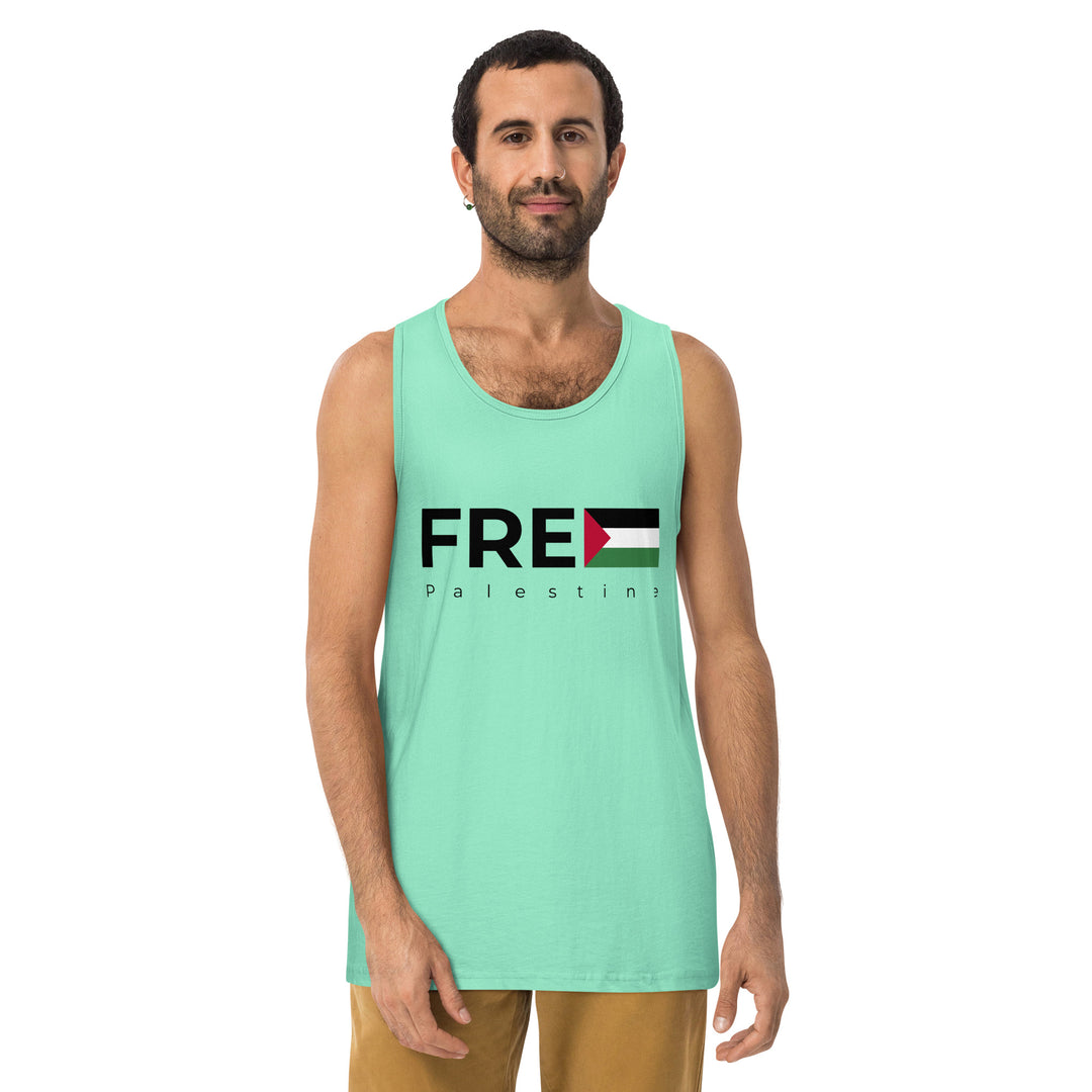 Men’s premium tank top | Free Palestine