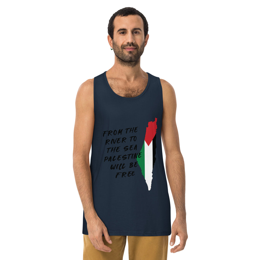 Men’s premium tank top | From the River