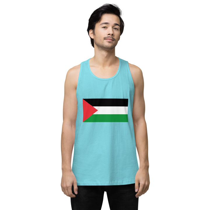 Men’s premium tank top | Palestine Flag