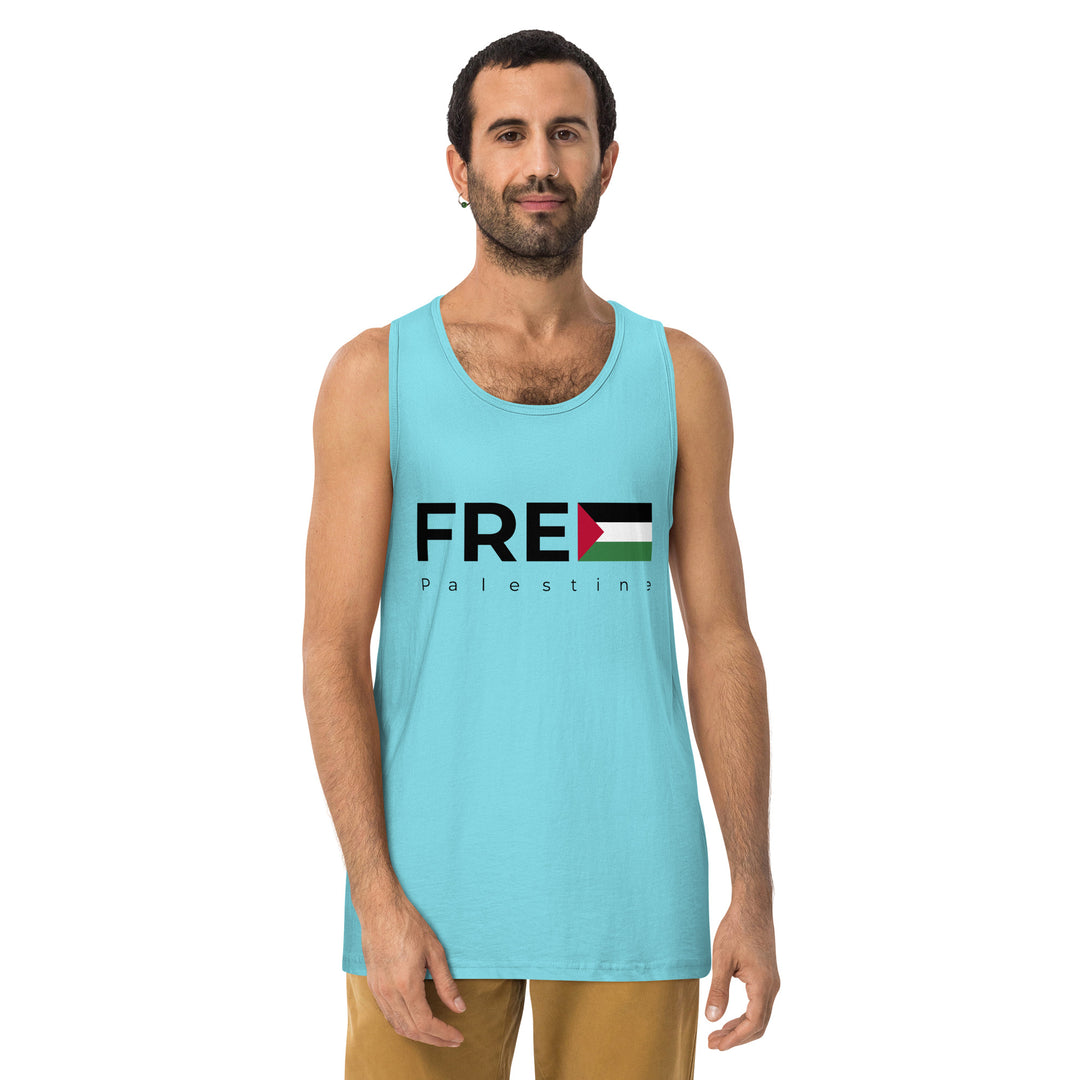 Men’s premium tank top | Free Palestine