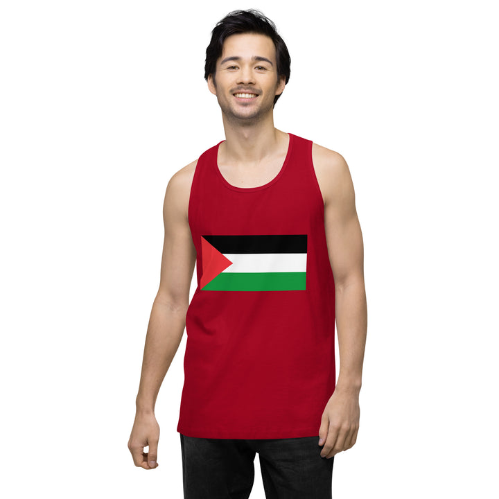 Men’s premium tank top | Palestine Flag