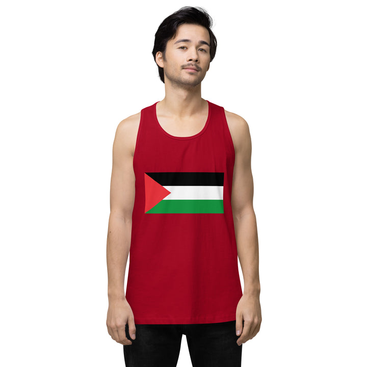 Men’s premium tank top | Palestine Flag