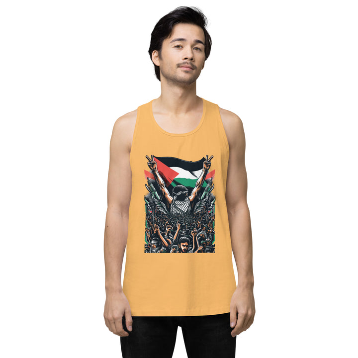 Men’s premium tank top | Art by Moh