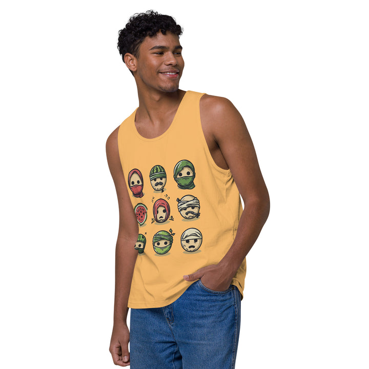 Men’s premium tank top | Palestine Emoji