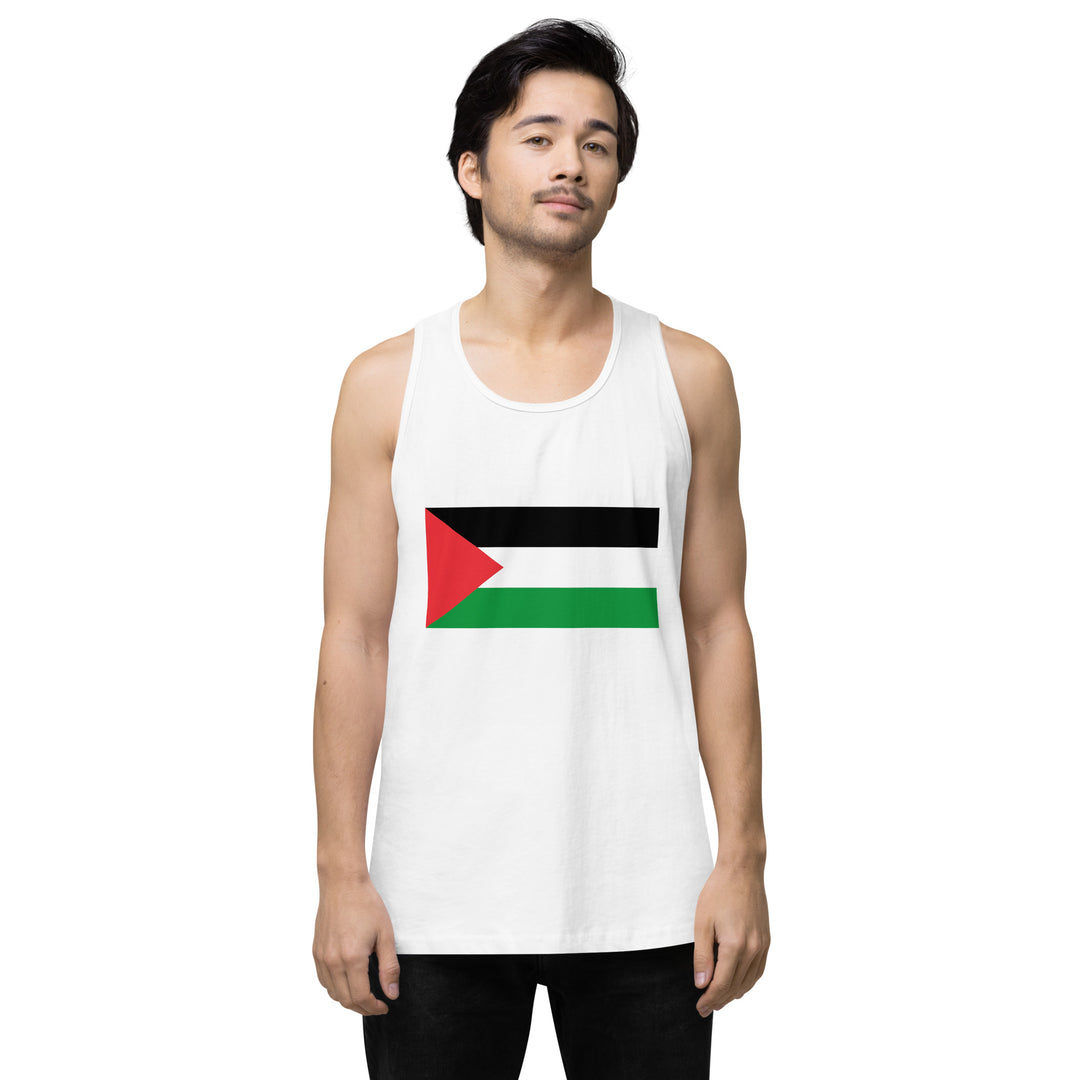 Men’s premium tank top | Palestine Flag