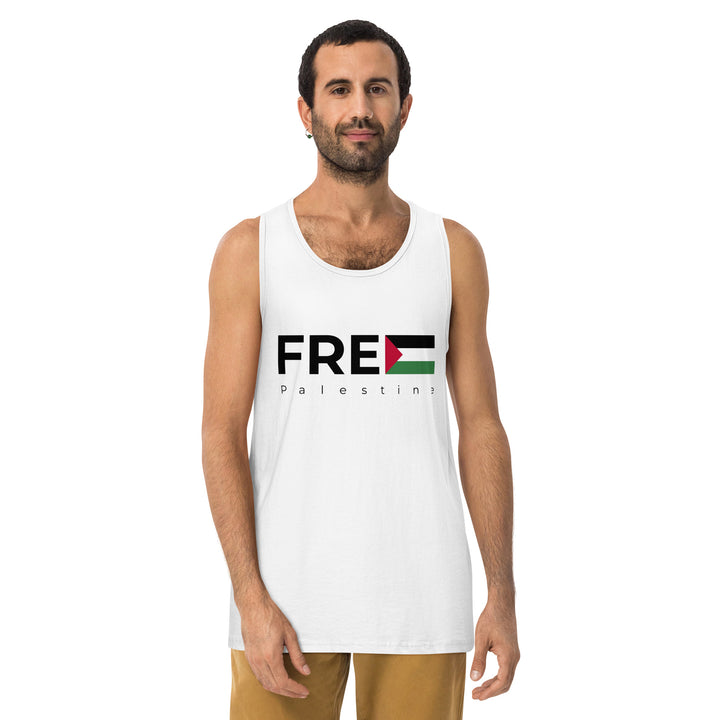 Men’s premium tank top | Free Palestine