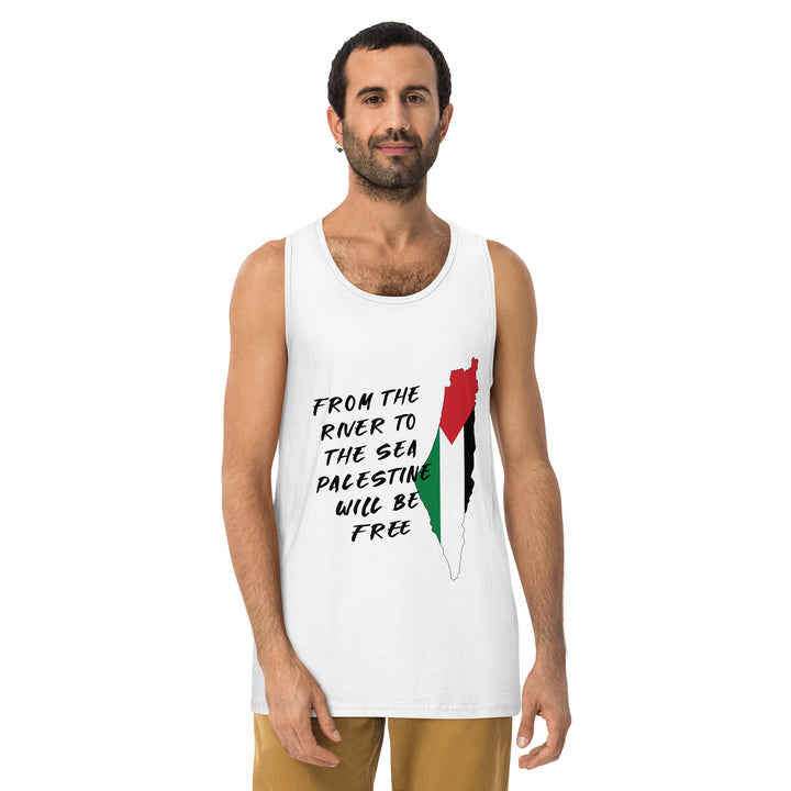 Men’s premium tank top | From the River