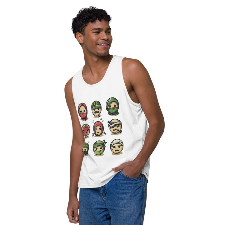 Men’s premium tank top | Palestine Emoji