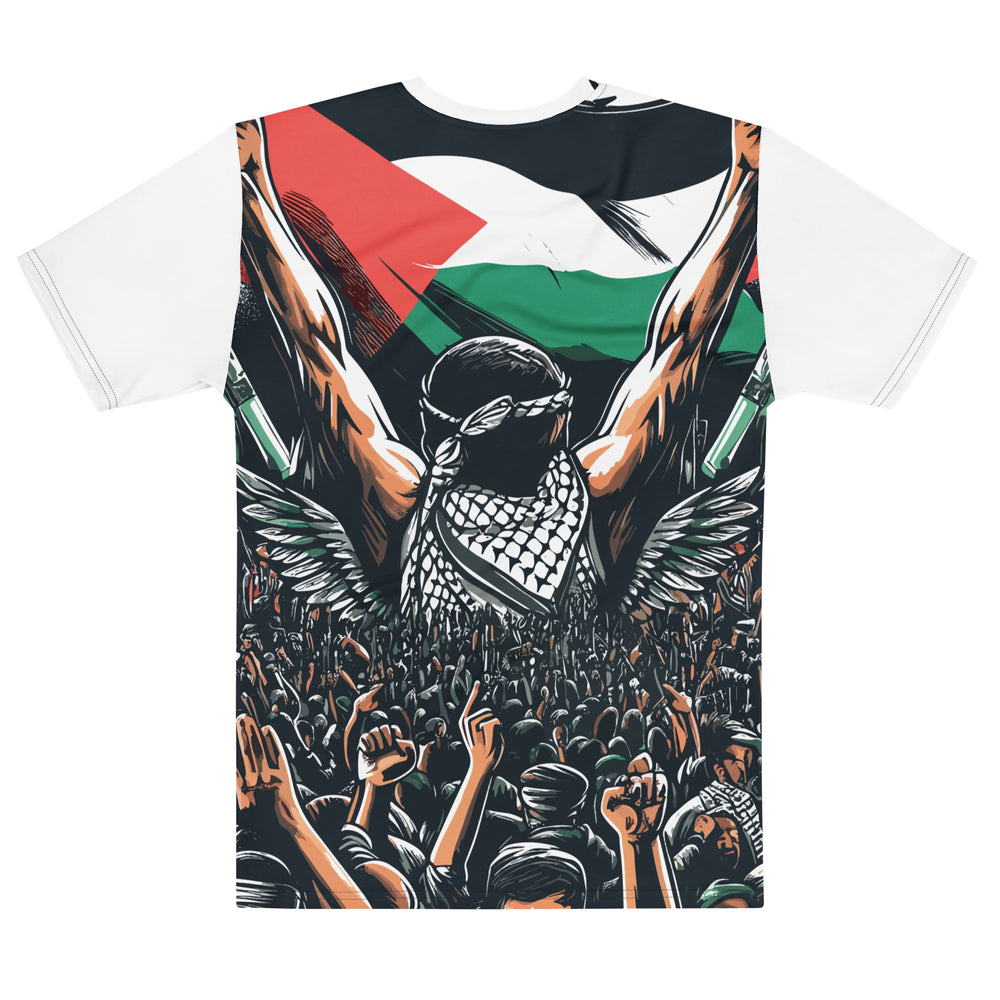 Men's t-shirt - Art by Moh, Mens Crew Neck T Shirt White